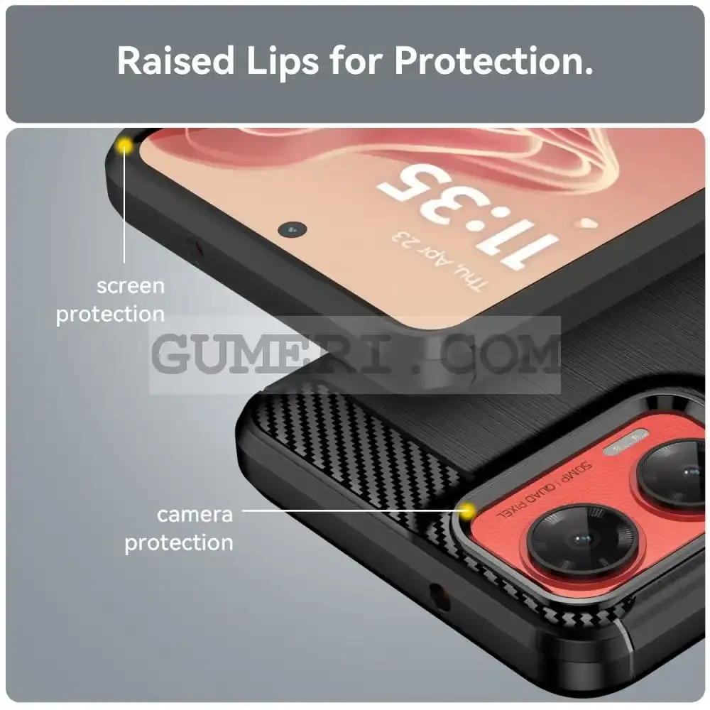 Гръб "Карбон Шарк" за Motorola Moto G35