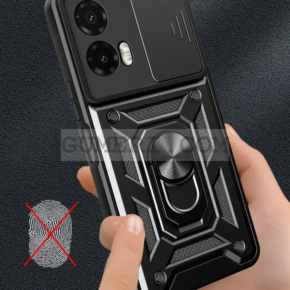 Хибриден Кейс с Капак и Ринг за Motorola Moto G35