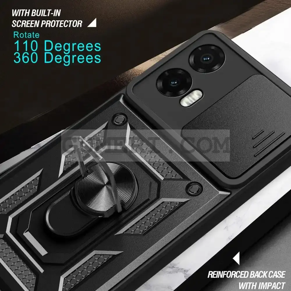 Хибриден Кейс с Капак и Ринг за Motorola Moto G35