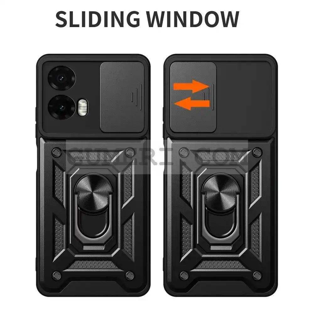 Хибриден Кейс с Капак и Ринг за Motorola Moto G35