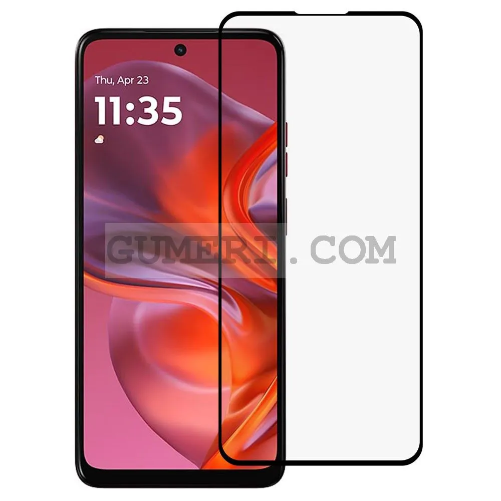 Стъклен Протектор за Целия Екран Full Glue за Motorola Moto G05