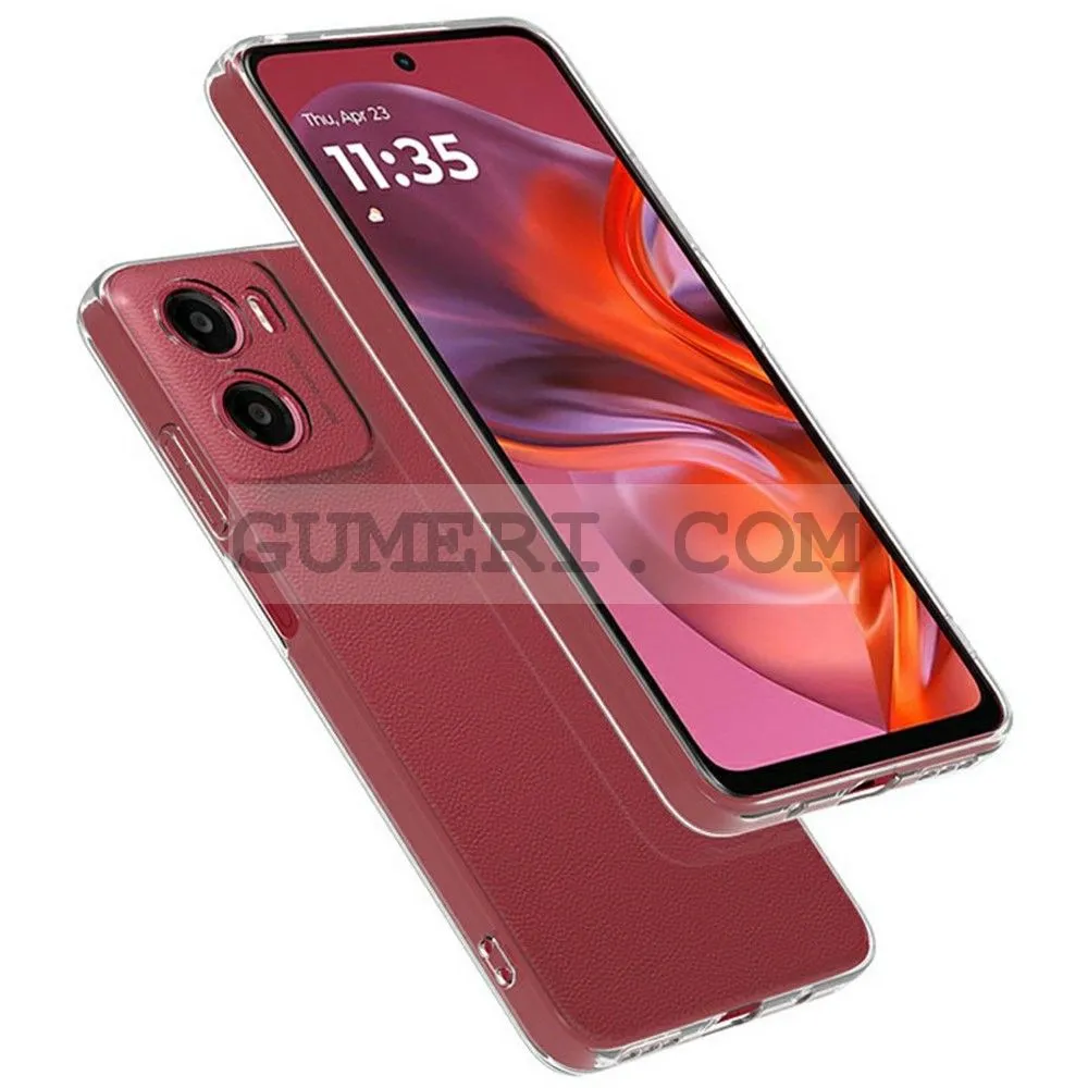 Силиконов Гръб със Защита за Камерата за Motorola Moto G05