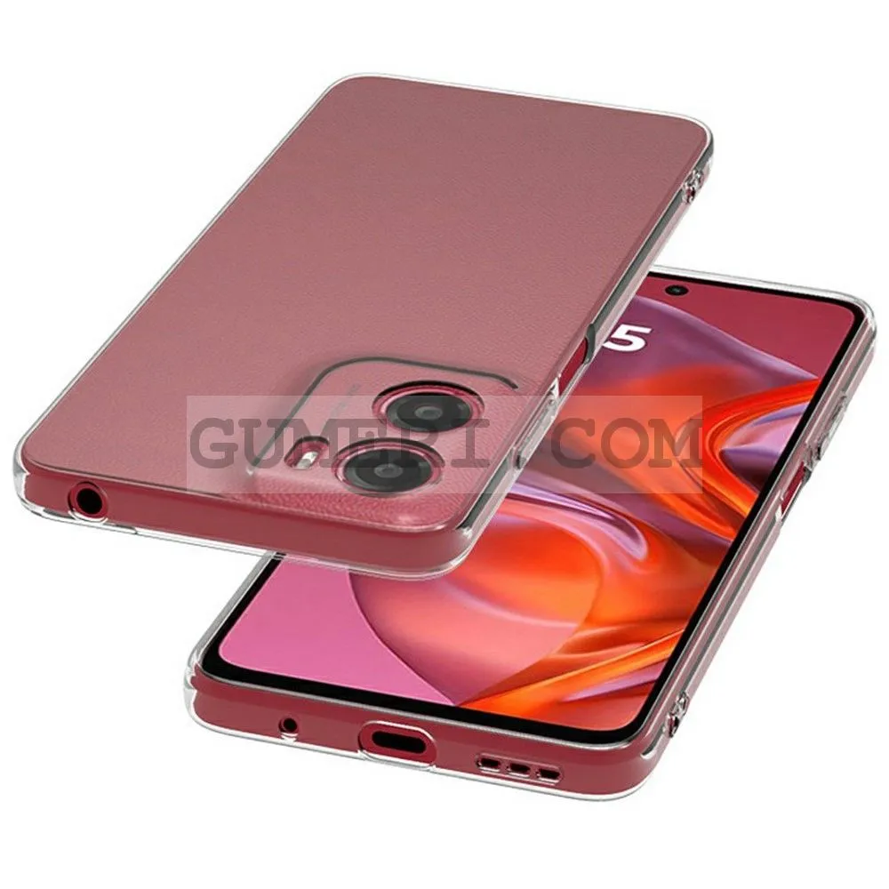 Силиконов Гръб със Защита за Камерата за Motorola Moto E15