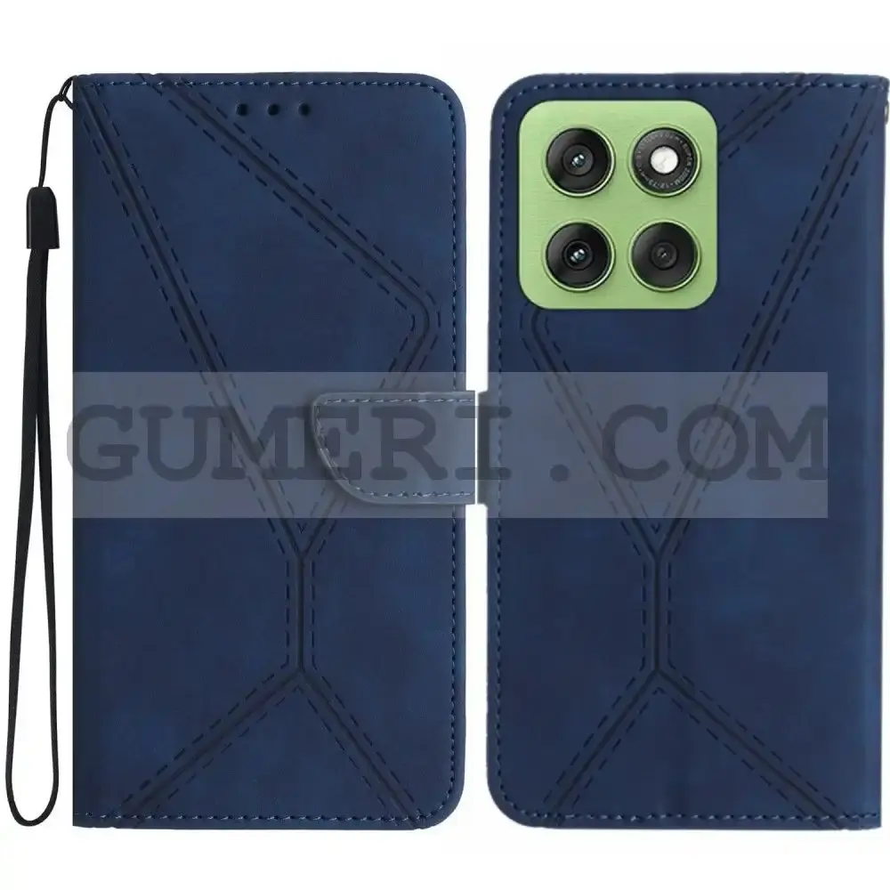 Тефтер "Stitch" за Motorola Edge 60 Fusion