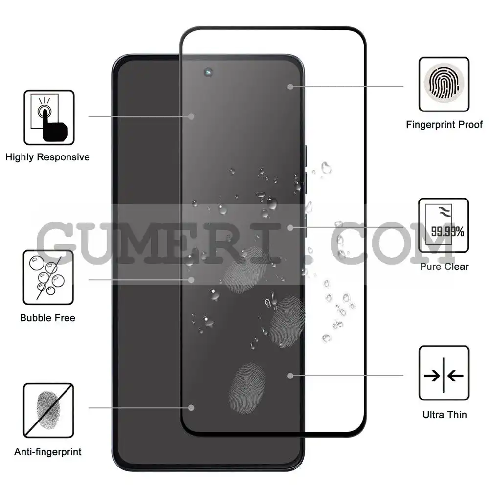 Протектор за Целия Екран Full Glue за Motorola Moto G86 Power
