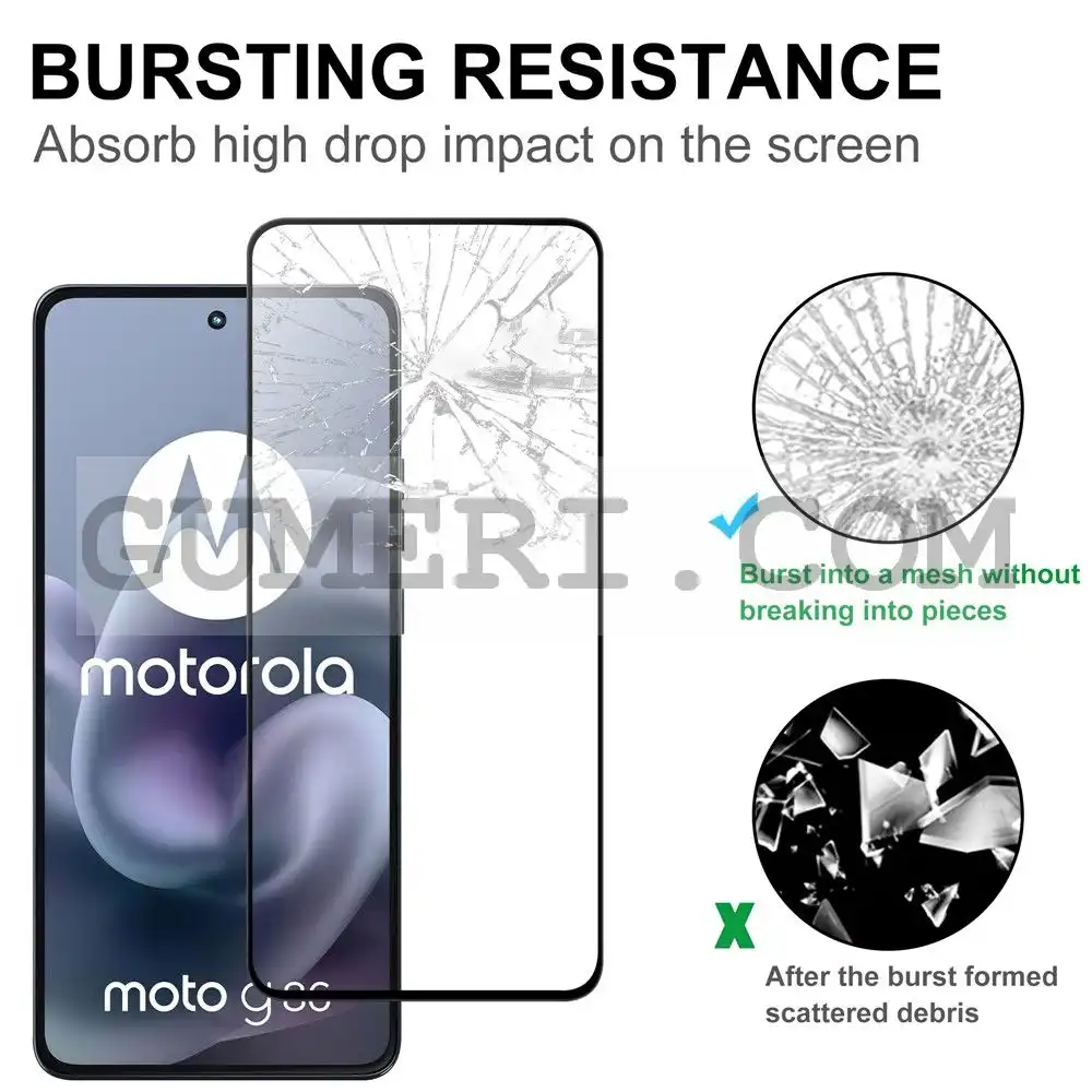 Протектор за Целия Екран Full Glue за Motorola Moto G86 Power