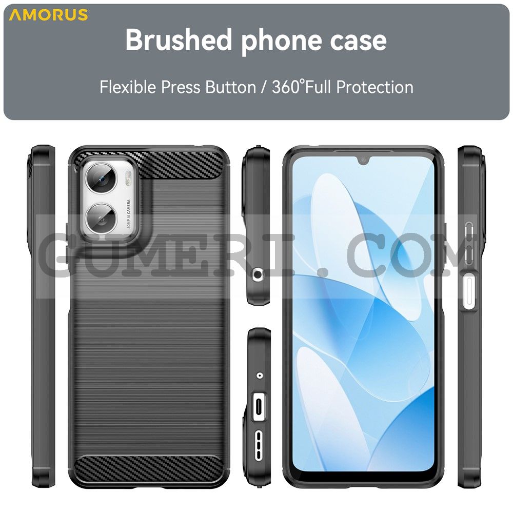 Гръб "Карбон Шарк" за Motorola Moto G06