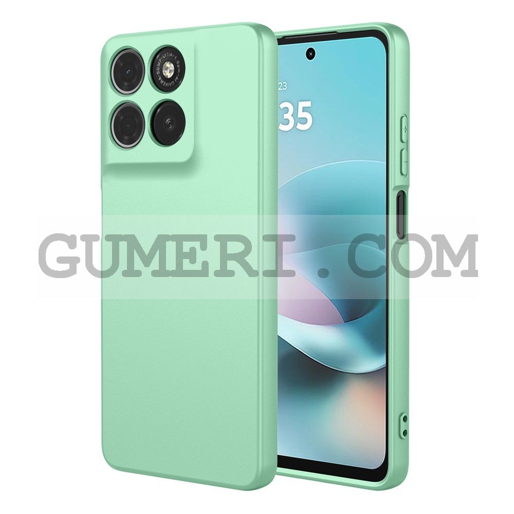 Силиконов Гръб със Защита за Камерата за Motorola Moto G57