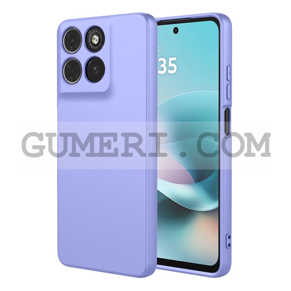 Силиконов Гръб със Защита за Камерата за Motorola Moto G57