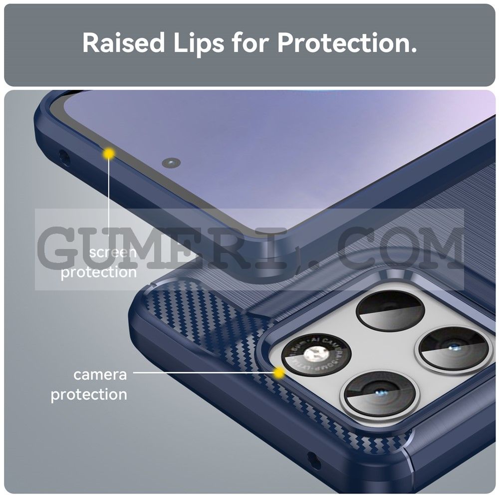 Гръб "Карбон Шарк" за Motorola Moto G67 Power