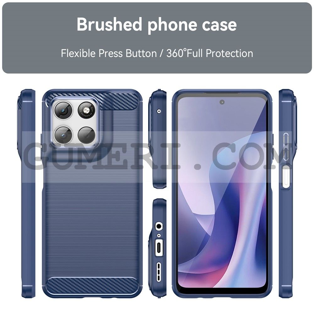 Гръб "Карбон Шарк" за Motorola Moto G57 Power