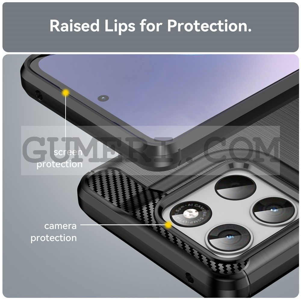 Гръб "Карбон Шарк" за Motorola Moto G57 Power