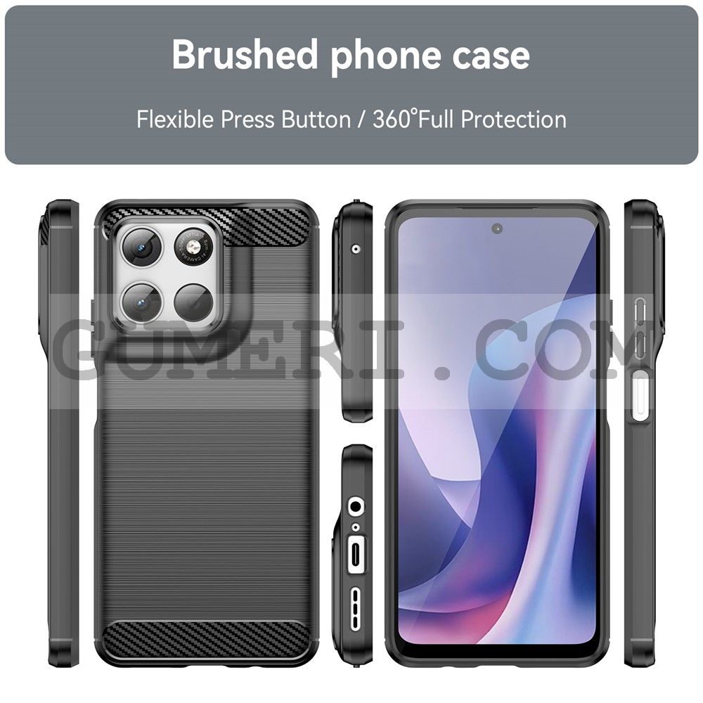 Гръб "Карбон Шарк" за Motorola Moto G57 Power