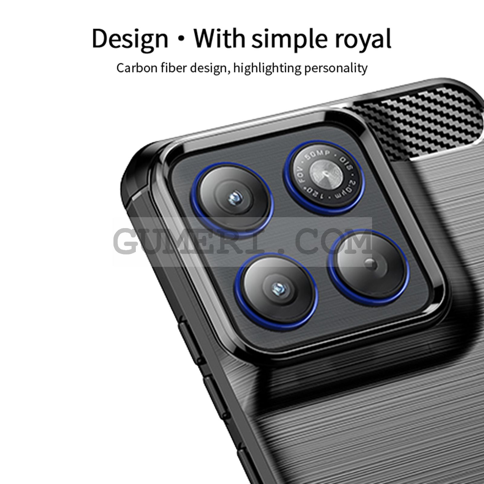 Гръб "Карбон Шарк" за Motorola Edge 70