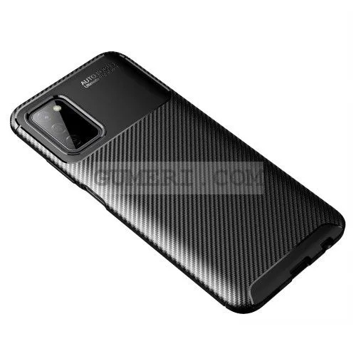 Samsung Galaxy A03s - Силиконов Гръб - Карбон Ауто