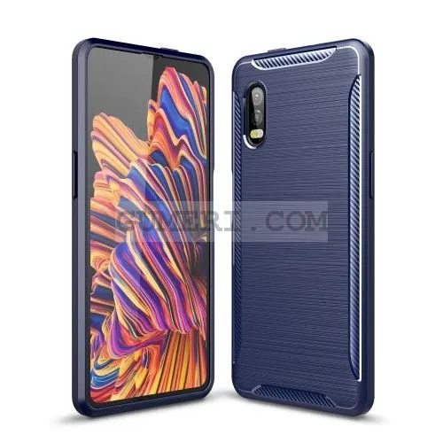 Samsung Galaxy Xcover Pro - Гръб - Карбон Шарк