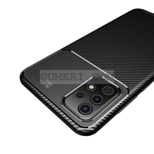 Samsung Galaxy A52s 5G - Противоударен Силиконов Гръб - Карбон 