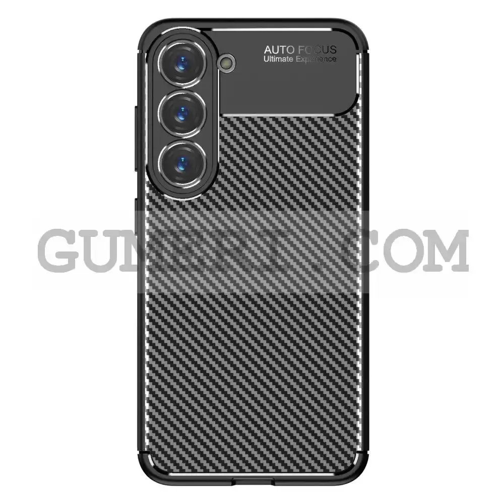 Samsung Galaxy S23 - Силиконов Гръб - Карбон Ауто