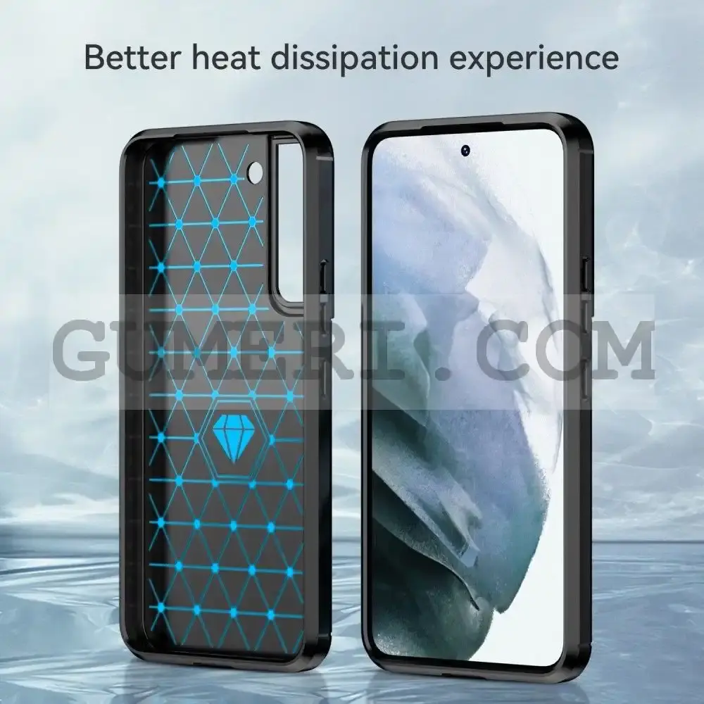 Samsung Galaxy S23 - Силиконов Гръб - Карбон Шарк