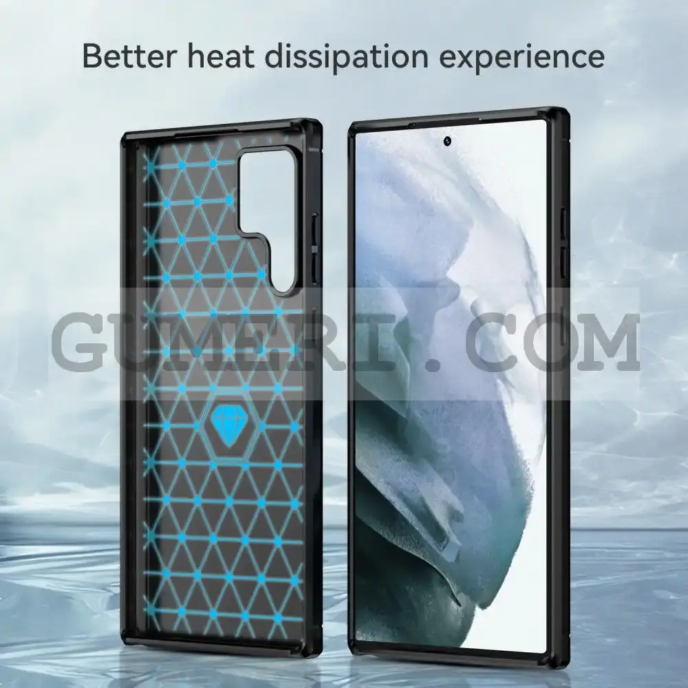 Samsung Galaxy S23 Ultra - Гръб - Карбон Шарк