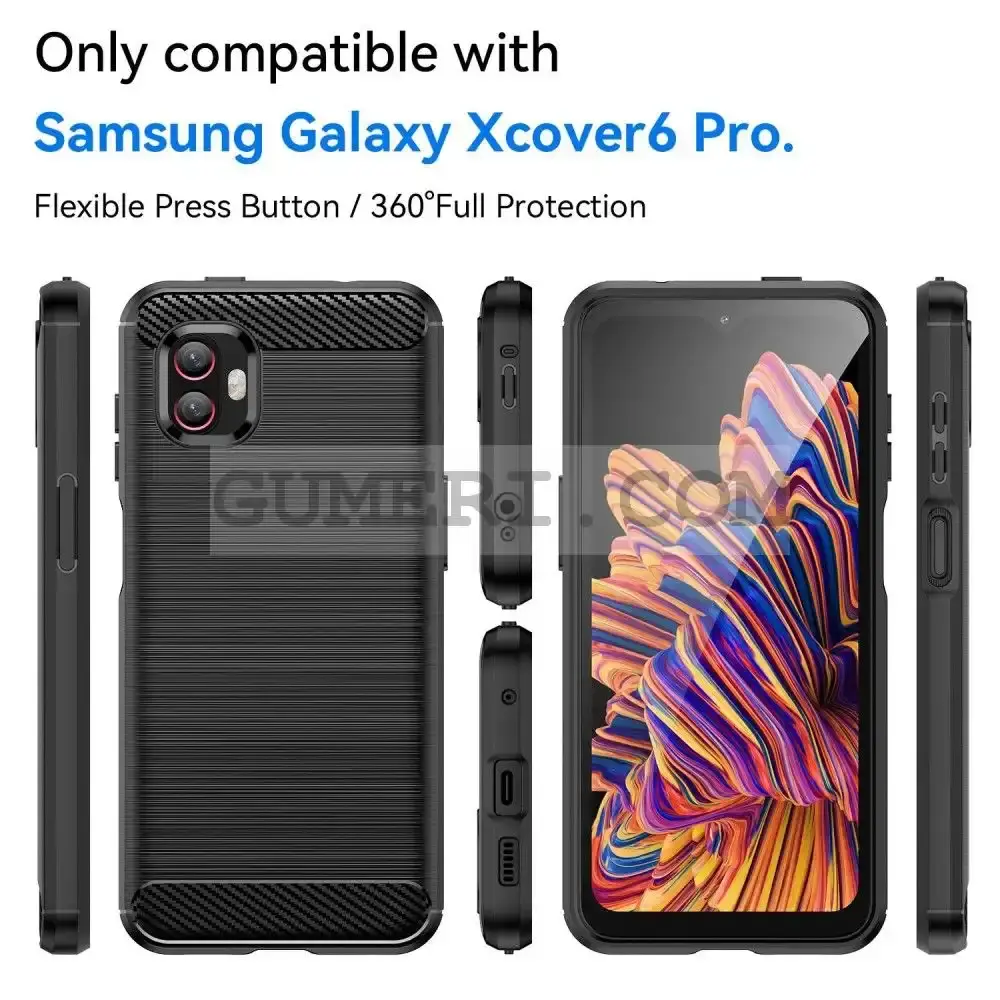 Гръб "Карбон Шарк" за Samsung Galaxy Xcover6 Pro