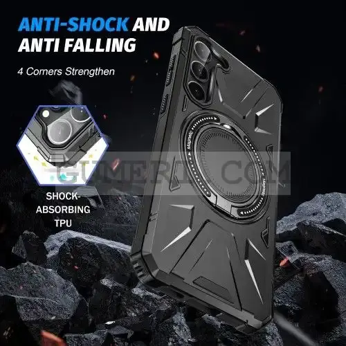 Противоударен Кейс с Ринг за Samsung Galaxy S25+