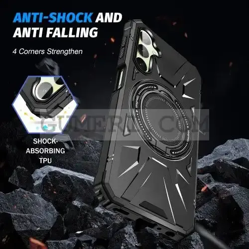 Противоударен Кейс с Ринг за Samsung Galaxy A55
