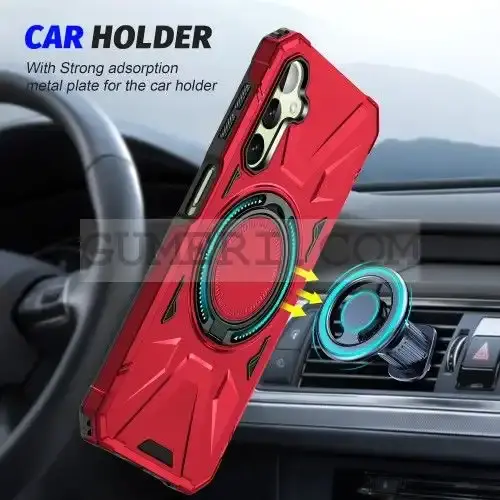 Противоударен Кейс с Ринг за Samsung Galaxy A55