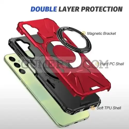 Противоударен Кейс с Ринг за Samsung Galaxy A55