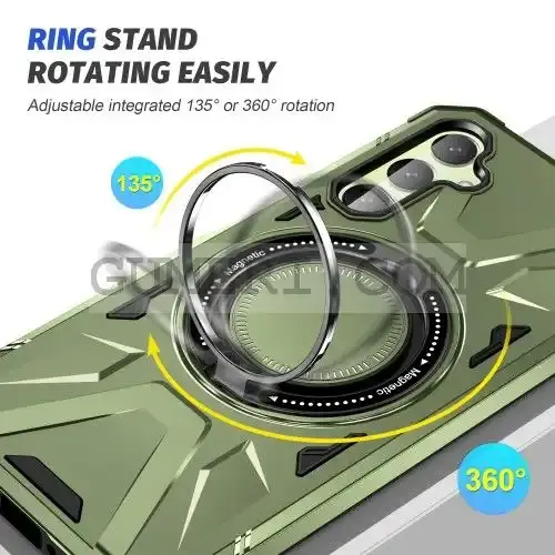 Противоударен Кейс с Ринг за Samsung Galaxy A55