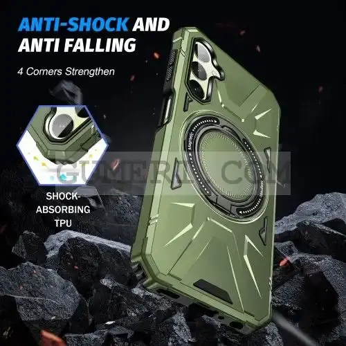 Противоударен Кейс с Ринг за Samsung Galaxy A55