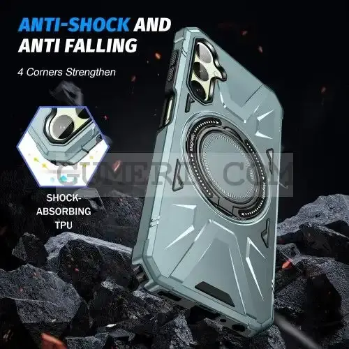 Противоударен Кейс с Ринг за Samsung Galaxy A55