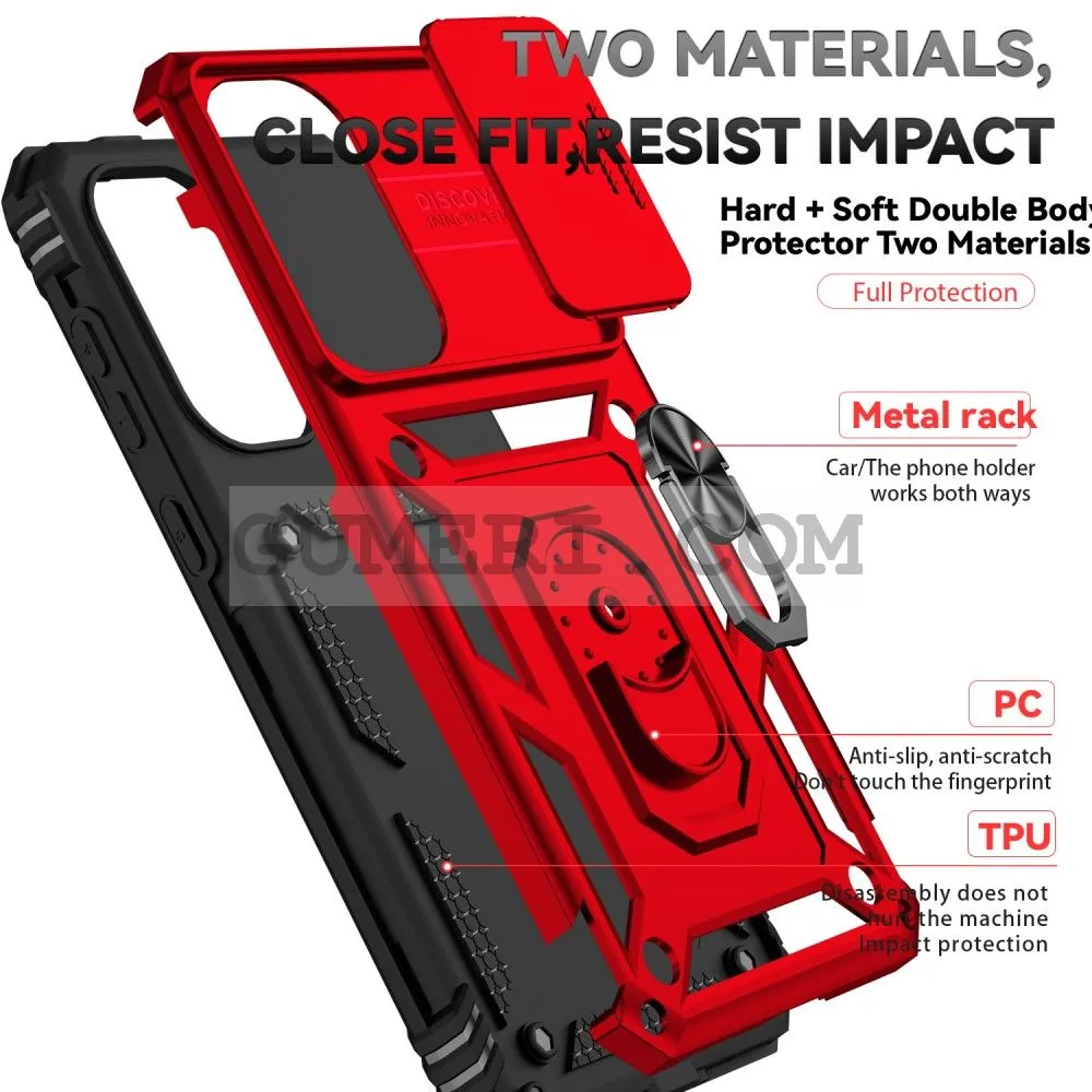 Хибриден Кейс с Капак и Ринг за Samsung Galaxy A56