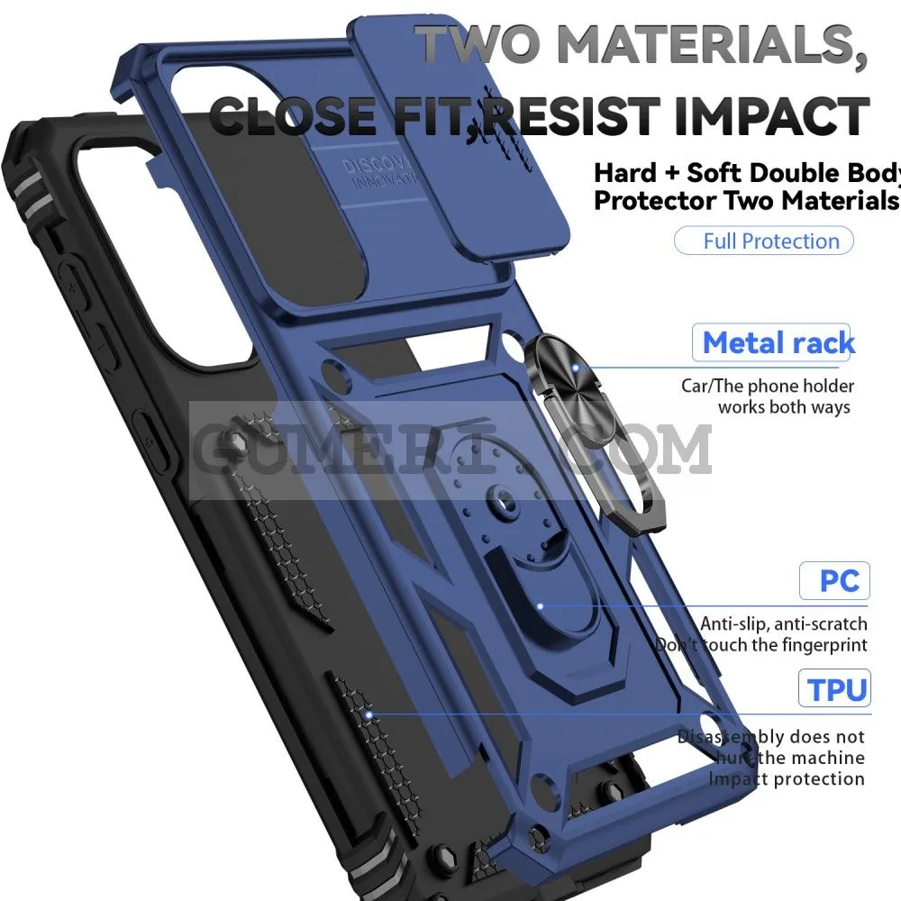 Хибриден Кейс с Капак и Ринг за Samsung Galaxy A36