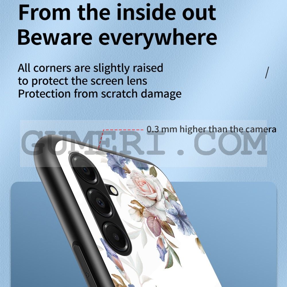 Хибриден Гръб с Цветя за Samsung Galaxy A26