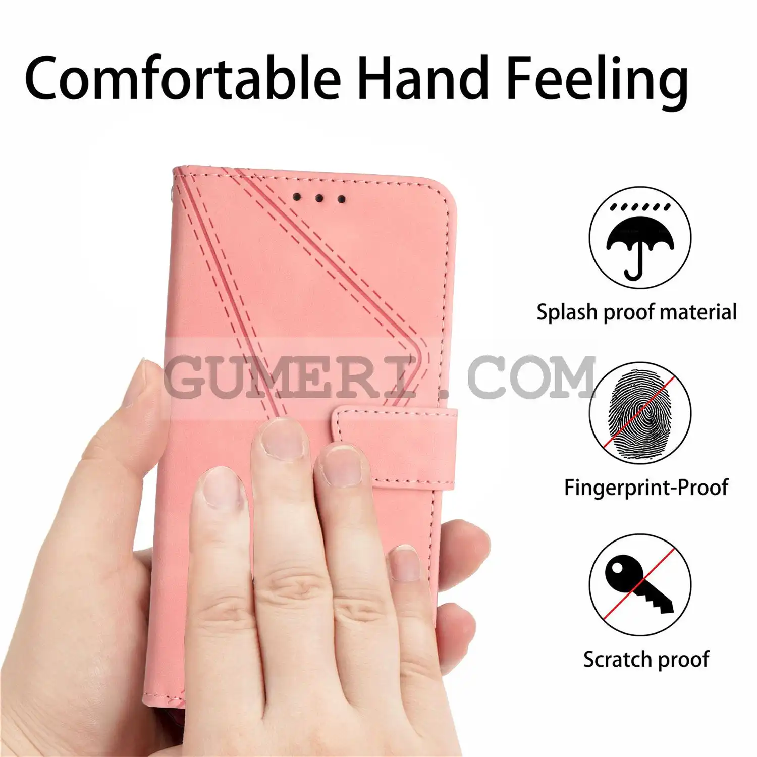 Тефтер "Stitch" за Samsung Galaxy S25 FE