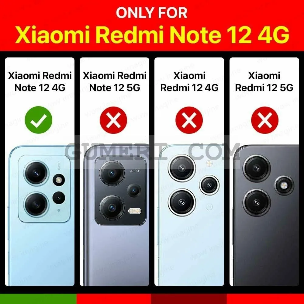 Мек Гръб със Защита за Камерата за Xiaomi Redmi Note 12 4G