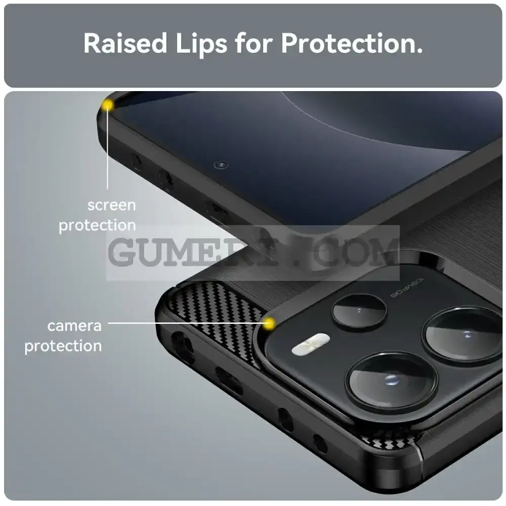 Гръб "Карбон Шарк" за Xiaomi Redmi Note 14 4G