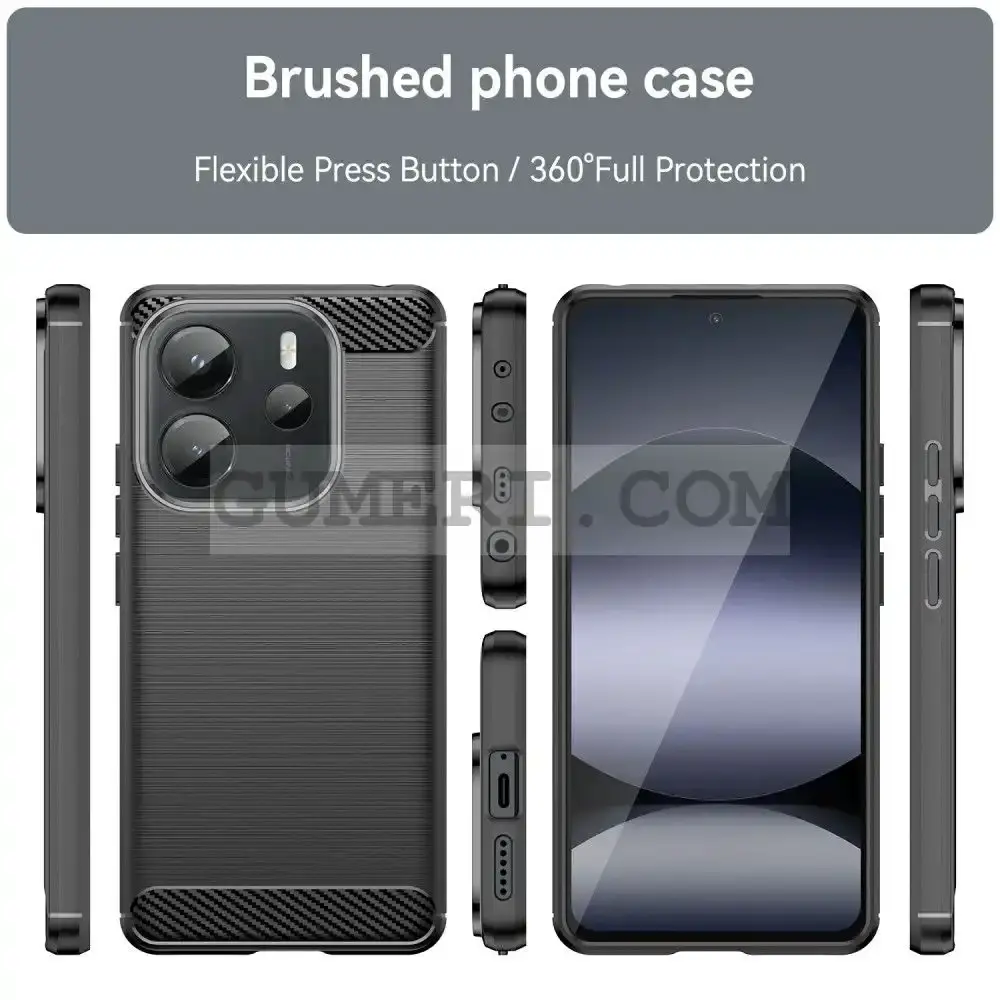 Гръб "Карбон Шарк" за Xiaomi Redmi Note 14 4G