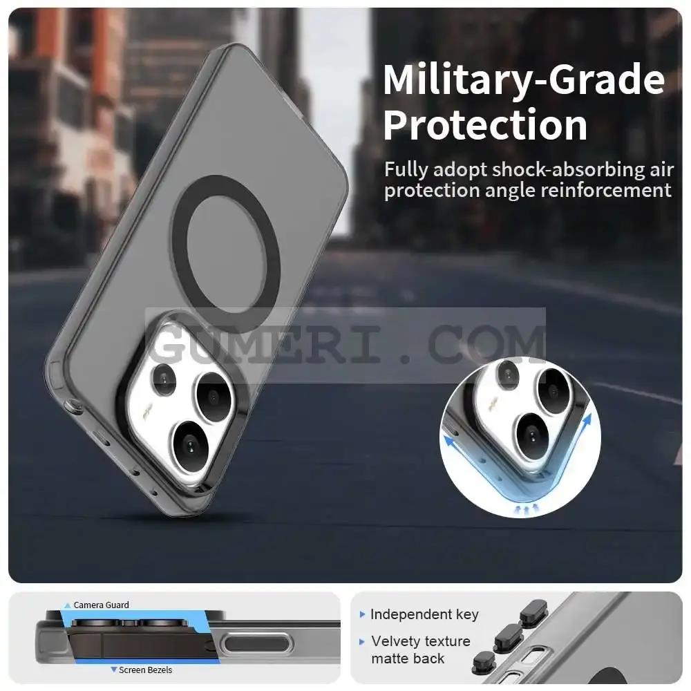 Хибриден Magsafe Мат Кейс за Xiaomi Redmi Note 14 4G