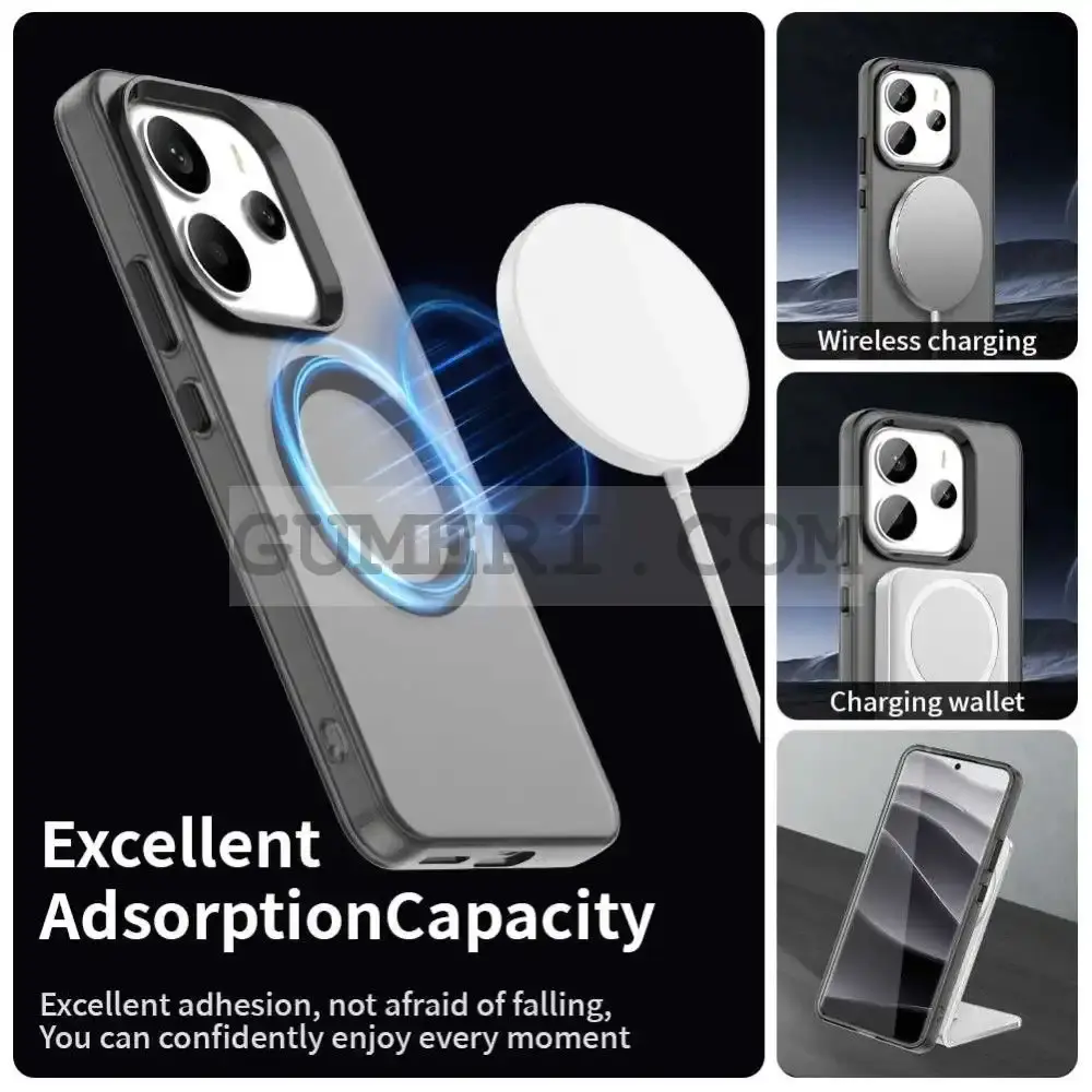 Хибриден Magsafe Мат Кейс за Xiaomi Redmi Note 14 4G