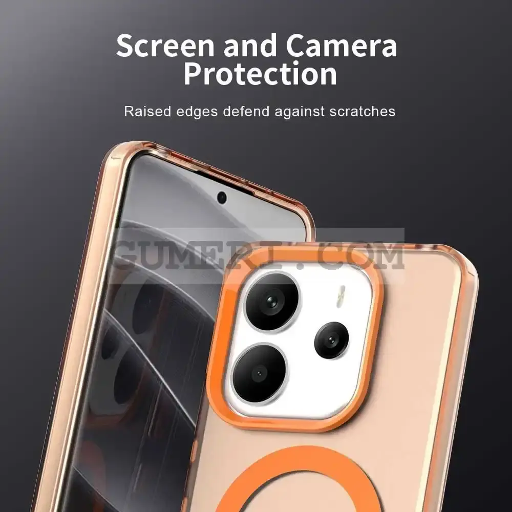 Хибриден Magsafe Мат Кейс за Xiaomi Redmi Note 14 4G