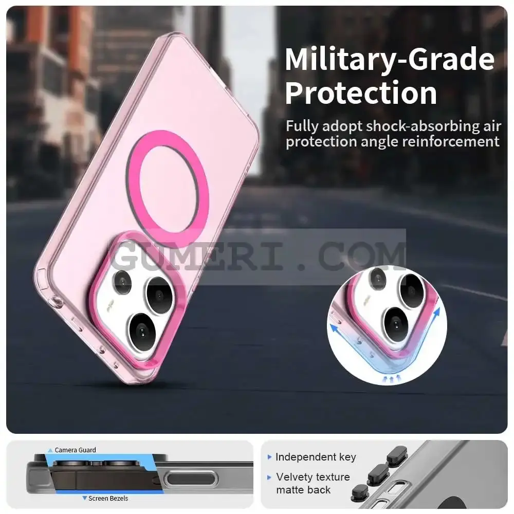 Хибриден Magsafe Мат Кейс за Xiaomi Redmi Note 14 4G