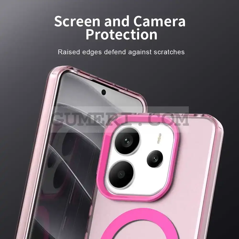 Хибриден Magsafe Мат Кейс за Xiaomi Redmi Note 14 4G