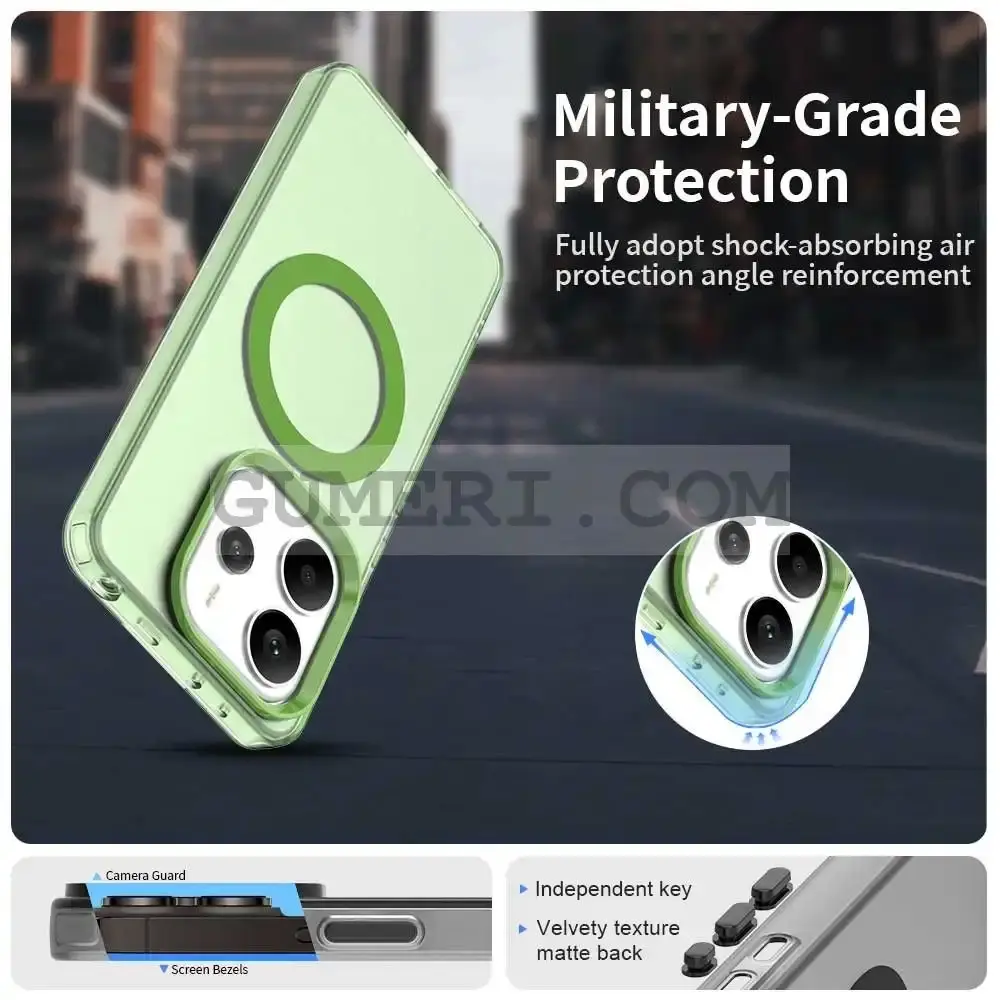 Хибриден Magsafe Мат Кейс за Xiaomi Redmi Note 14 4G