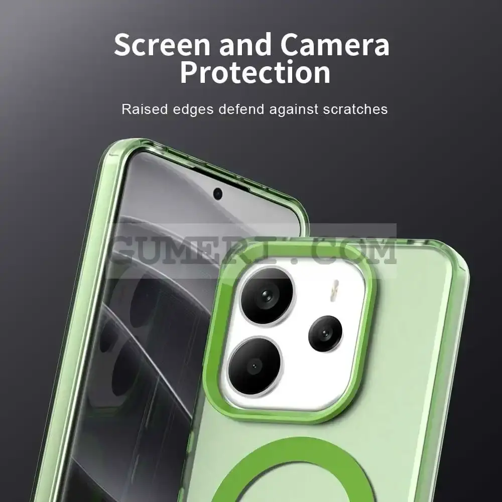 Хибриден Magsafe Мат Кейс за Xiaomi Redmi Note 14 4G