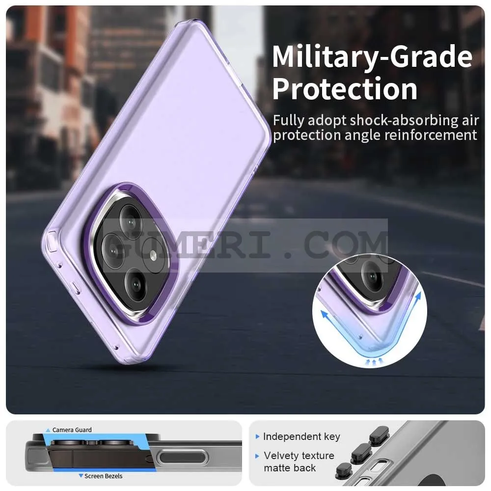 Хибриден Мат Кейс за Xiaomi Redmi Note 14 Pro+ 5G