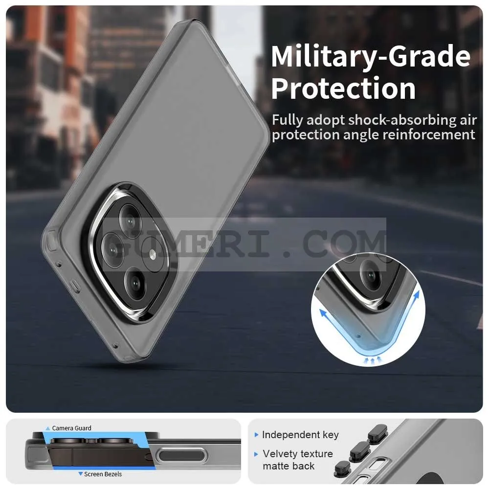 Хибриден Мат Кейс за Xiaomi Redmi Note 14 Pro+ 5G