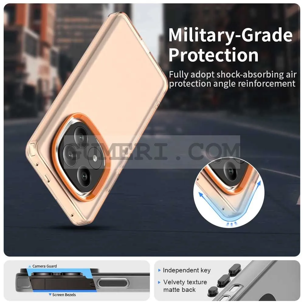 Хибриден Мат Кейс за Xiaomi Redmi Note 14 Pro+ 5G