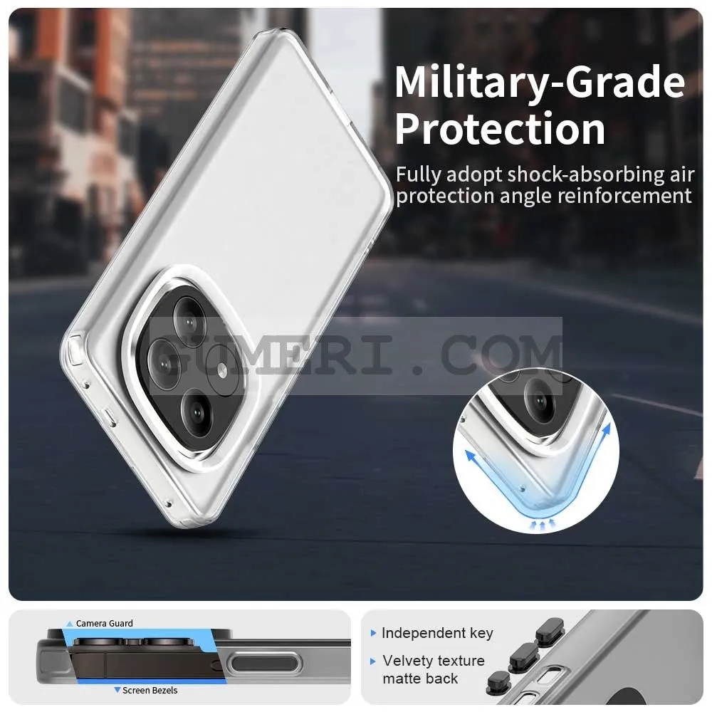 Хибриден Мат Кейс за Xiaomi Redmi Note 14 Pro+ 5G